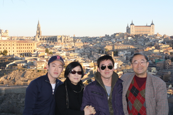 My Family at Toledo, Spain in February 2012