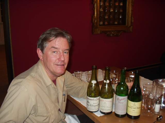 Jim, workshop organizer and good wine taster